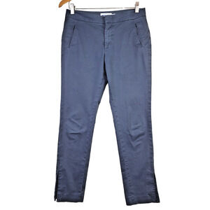 Guideboat Pants‎ Womens 27 Chino Made In Italy Gray Lightweight Cotton Stretch